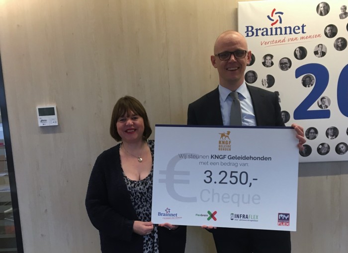 Flexbrain draagt warm hart toe aan KNGF Geleidehonden Flexbrain draagt warm hart toe aan KNGF Geleidehonden