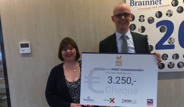 Flexbrain draagt warm hart toe aan KNGF Geleidehonden
